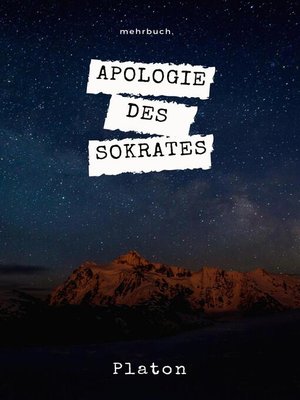 cover image of Apologie des Sokrates